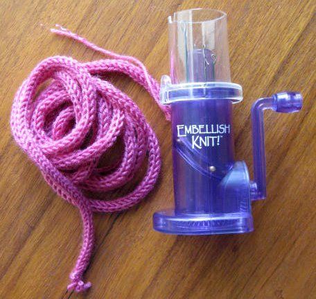 I-cord knitting machine